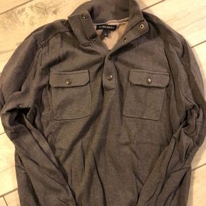 Banana republic LS sweater with front flap pockets